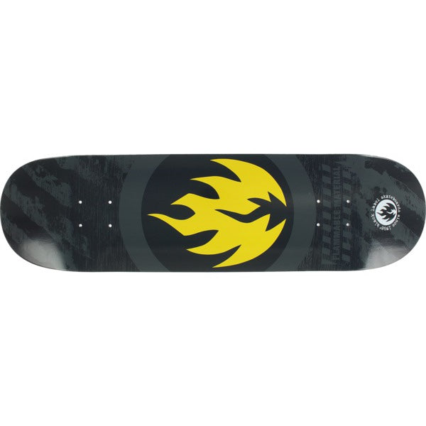 Black Label Circle Flame Deck 8.375” With Grip Tape (In