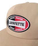 Lafayette Ignition Logo Flat Visor 5 Panel Cap Beige