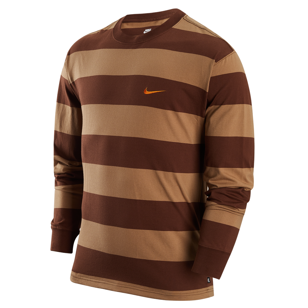 Nike SB Skate L/S Tee DV9147-259 Cacao Wow/Dk Driftwood (In Store Pickup Only)