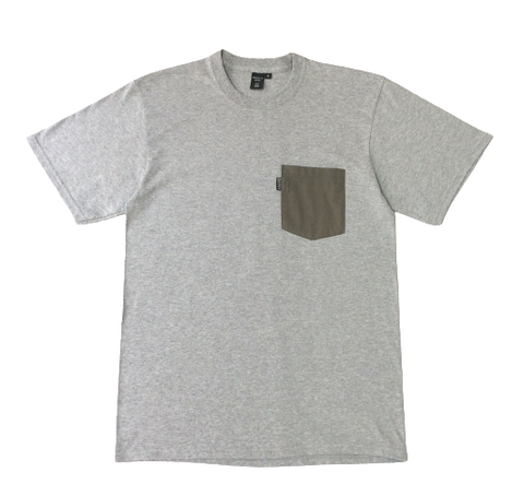 Brooklyn Work T64 Pocket S/S Tee Heather Grey