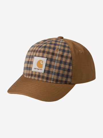 Carhartt WIP Highbury Cap Hamilton Brown/Asher Check, Jasper