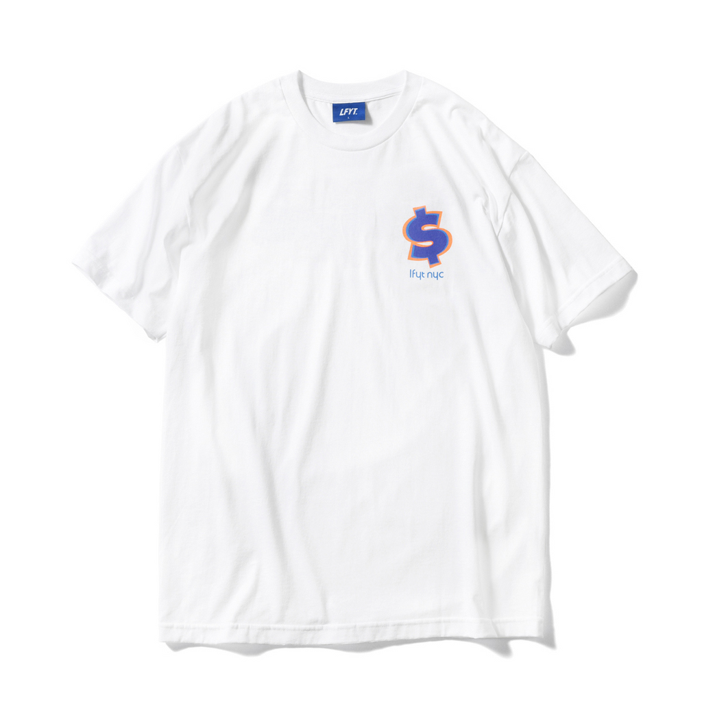 Lafayette Dollar Bill S/S Tee White