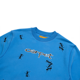 Carpet Ant Crewneck Sweatshirt Blue