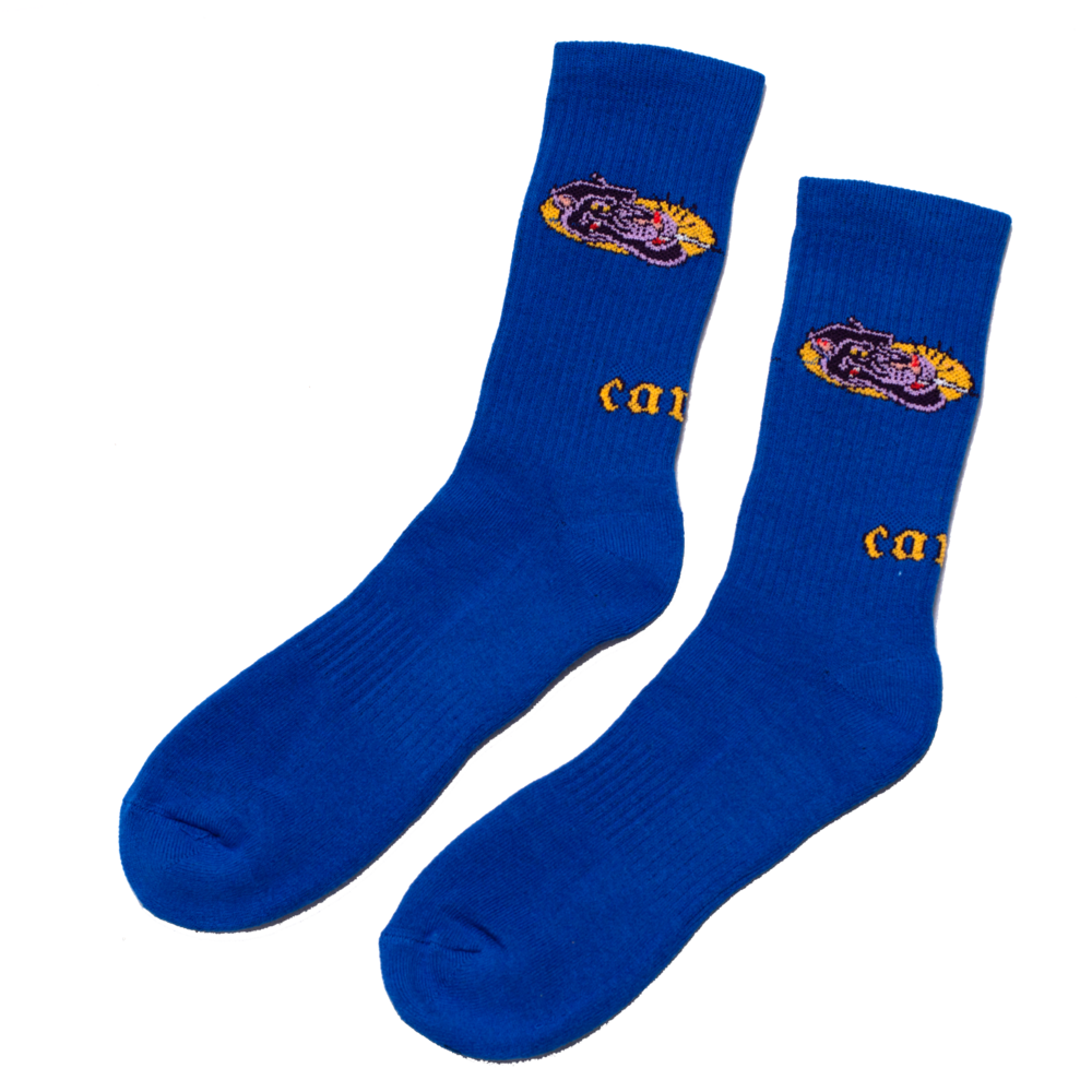 Carpet Panther Socks Blue