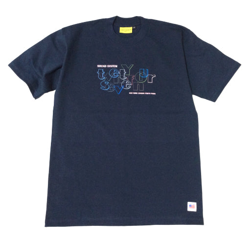 Twentyfourseven Sound System Heavyweight S/S Tee Navy