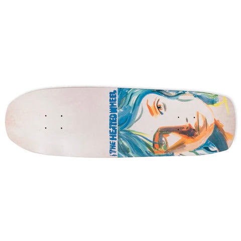 The Heated Wheel Jacklyn Shaped Deck 9.5” With Grip Tape (In Store Pickup Only)