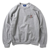 Lafayette x Den Souvenir Magazine Logo Crewneck Sweatshirt Heather Grey