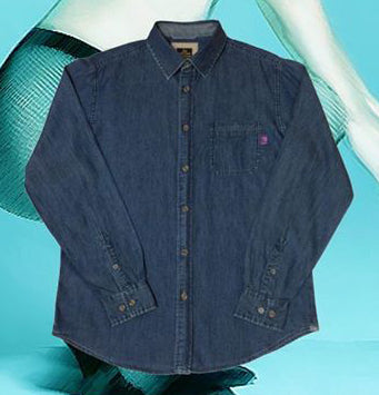 Brooklyn Work T51 Denim L/S Shirt Dark Indigo