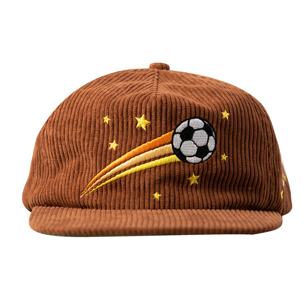 Call Me 917 Futbol Fusion Corduroy Snapback Cap Brown