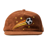 Call Me 917 Futbol Fusion Corduroy Snapback Cap Brown