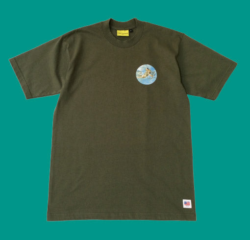 Twentyfourseven Angel Heavyweight S/S Tee Olive