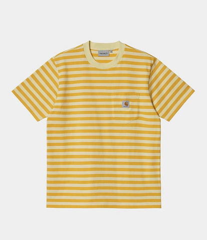 Carhartt WIP Scotty S/S Tee Scotty Stripe/Popsicle/Soft Yellow (In Store Pickup Only)