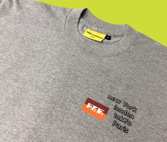 Twentyfourseven Heavyweight L/S Tee Heather Grey