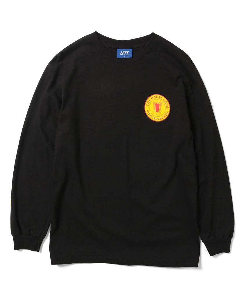 Lafayette x The Halal Guys Hot Sauce L/S Tee Black