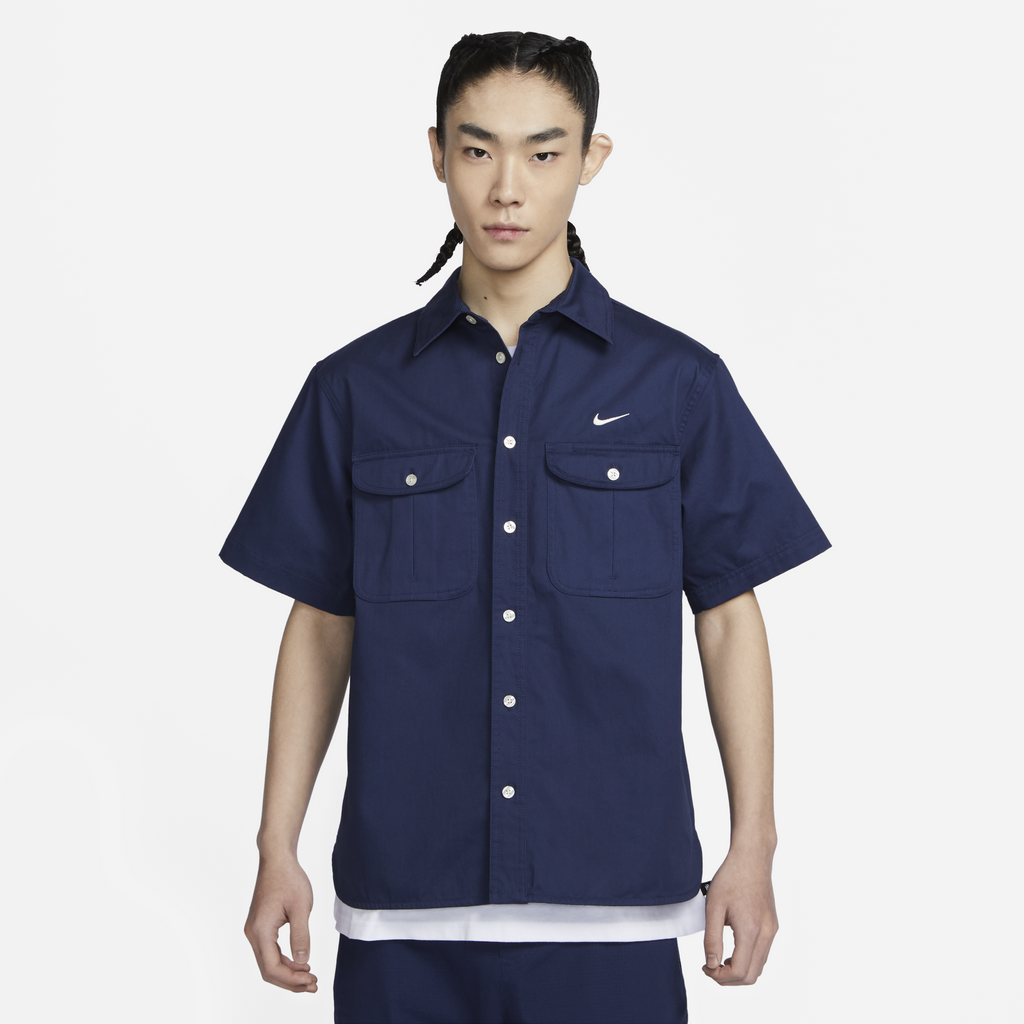 Nike SB Skate S/S Shirt DV9076-410 Midnight Navy (Coconut Milk) (In Store Pickup Only)