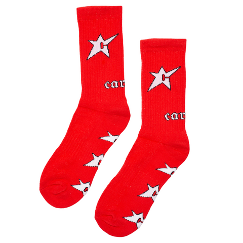 Carpet C-Star Socks Red