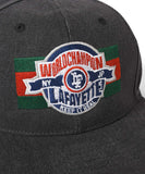 Lafayette LF Champion Emblem Logo Snapback Cap Black