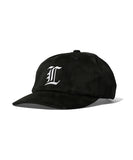 Lafayette Faux Suede Strapback Cap Black