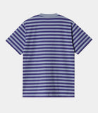 Carhartt WIP Scotty S/S Tee Scotty Stripe/Razzmic/Frosted Blue