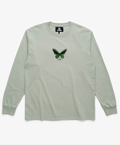 Nothin’ Special Ecstasy L/S Tee Stonewashed Green