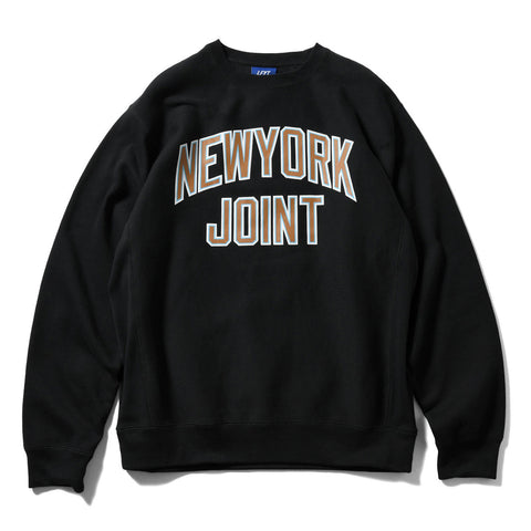 Lafayette New York Joint Crewneck Sweatshirt Black