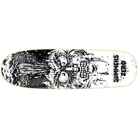 Zero Summers Meltdown Shaped Deck 9.25” With Grip Tape (In Store Pickup Only)