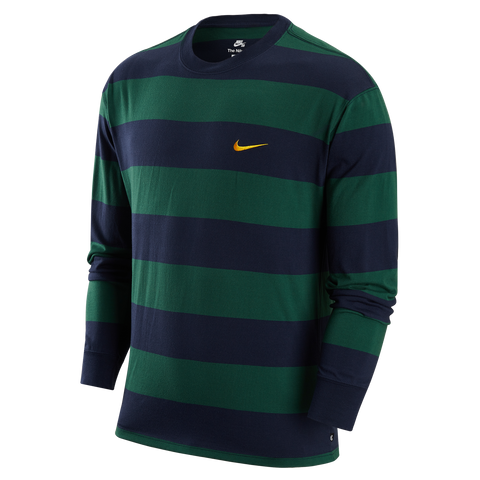 Nike SB Skate L/S Tee DV9147-410 Midnight Navy/Gorge Green (In Store Pickup Only)