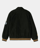 Carhartt WIP Letterman Jacket Dark Cedar/Ochre