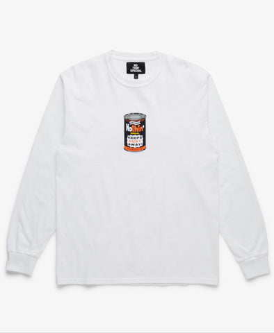 Nothin’ Special Spray Can L/S Tee White