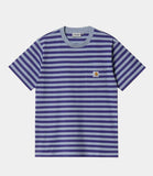 Carhartt WIP Scotty S/S Tee Scotty Stripe/Razzmic/Frosted Blue