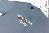 Brooklyn Work T55 S/S Tee Stonewash Blue