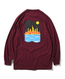 Lafayette × Den Souvenir Manhattan L/S Tee Burgundy