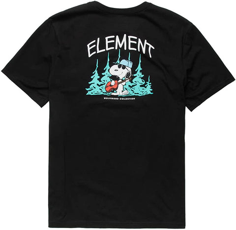 Element x Peanuts Good Times S/S Tee Black