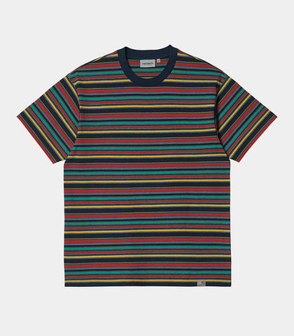 Carhartt WIP Riggs S/S Tee Riggs Stripe/Mizar