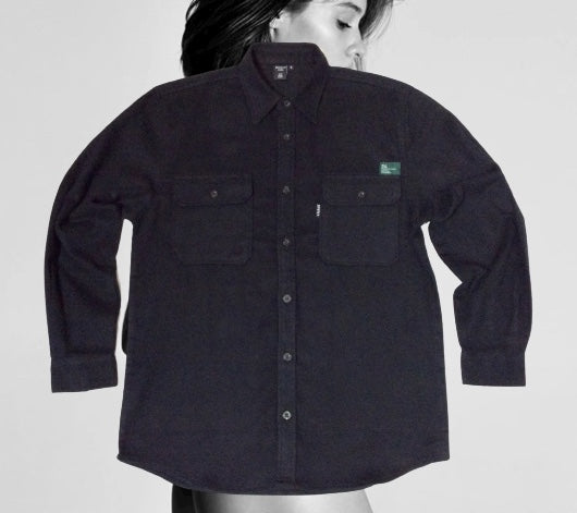 Brooklyn Work T85 Heavyweight Flannel L/S Shirt Black