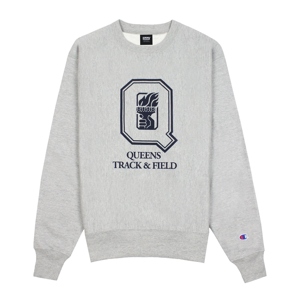 Belief NYC Varsity Champion Crewneck Sweatshirt Oxford