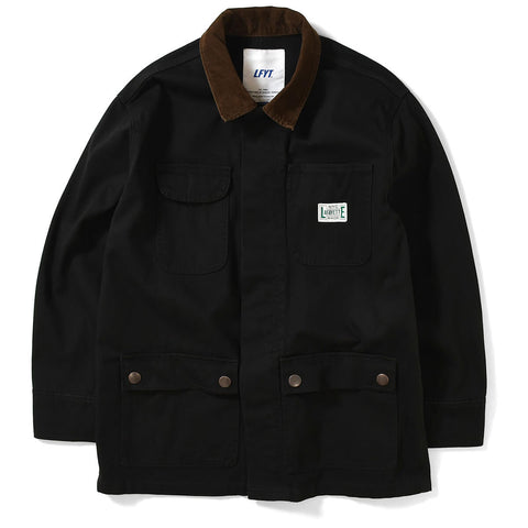 Lafayette Workers Duck Coverall Jacket Black