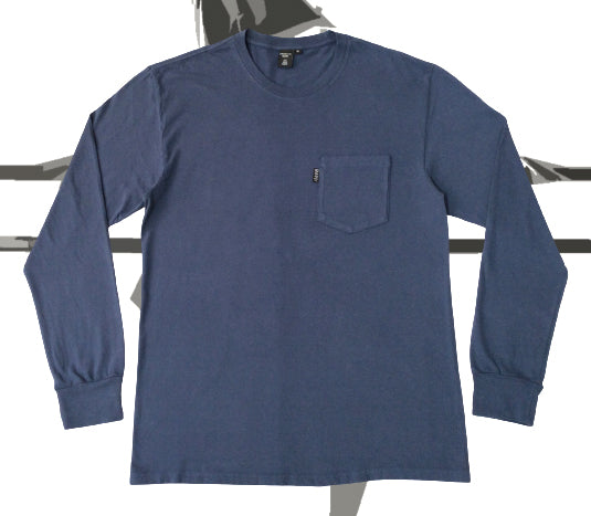 Brooklyn Work T77 Pocket L/S Tee Blue