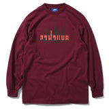 Lafayette × Den Souvenir Manhattan L/S Tee Burgundy