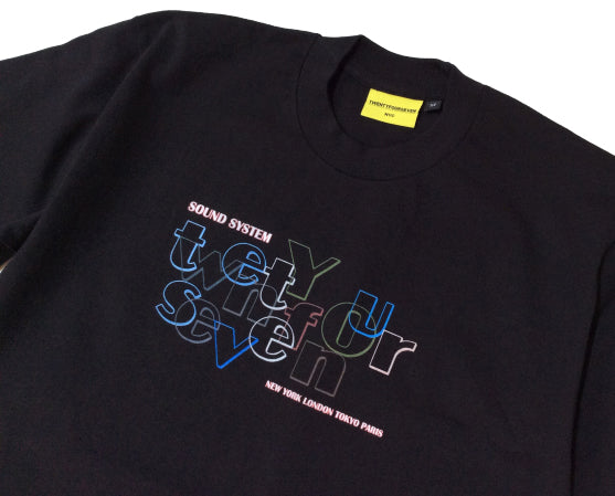 Twentyfourseven Sound System Heavyweight S/S Tee Black