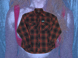 Brooklyn Work T35 Plaid Flannel L/S Shirt Red