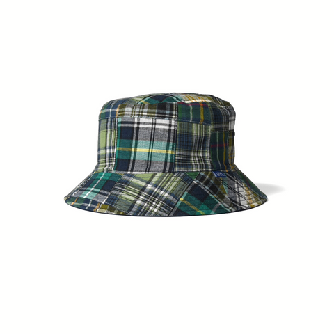 Lafayette Reversible Patchwork Bucket Hat Green