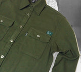 Brooklyn Work T85 Heavyweight Flannel L/S Shirt Olive