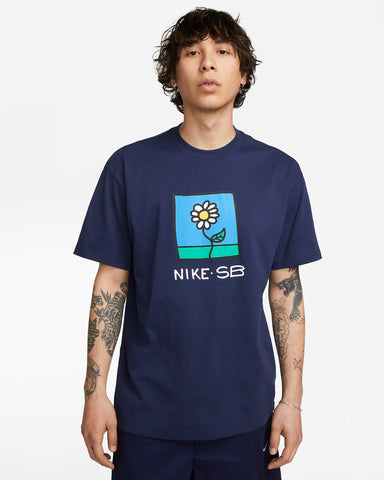 Nike SB Skate S/S Tee FB8139-410 Midnight Navy (In Store Pickup Only)