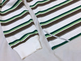 Lithium MFG. CO. Striped Raglan L/S Tee White/Green