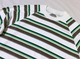 Lithium MFG. CO. Striped Raglan L/S Tee White/Green