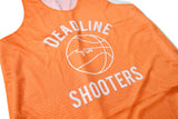 Deadline Shooters Mesh Reversible Tank Top Orange x White