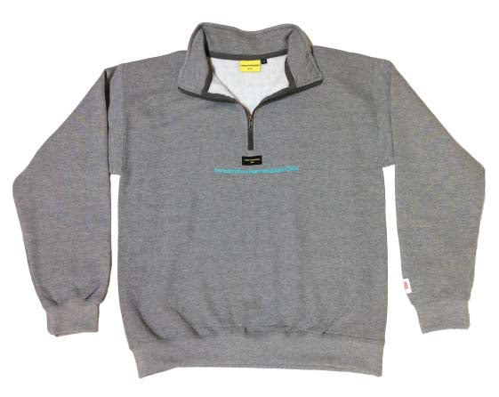 Twentyfourseven 1/4 Zip Pullover Sweatshirt Heather Grey