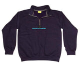 Twentyfourseven 1/4 Zip Pullover Sweatshirt Blackberry