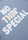 Nothin’ Special F/W '19 Logo L/S Tee Stonewashed Blue